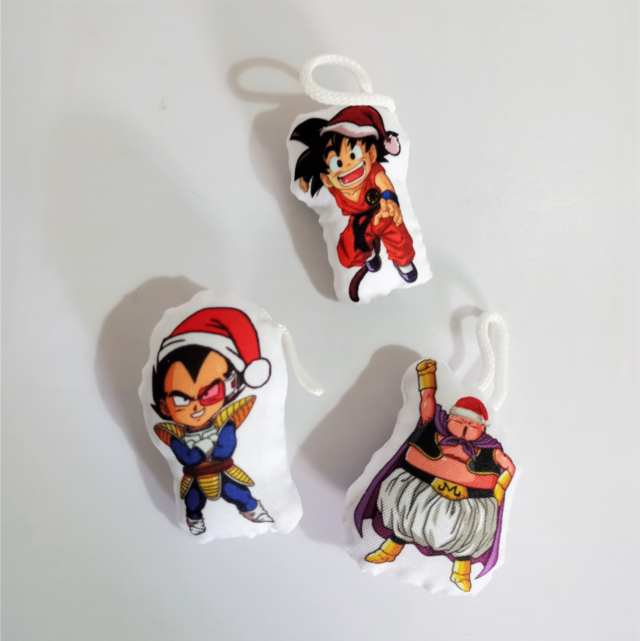 Adornitos de navidad - pack x 3 - Dragon ball Z (Goku, Vegeta y Majinbuu) Adornitos de navidad - pack x 3 - Dragon ball Z (Goku, Vegeta y Majinbuu)