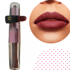 (CS2941-2) - Labial en barra + Gloss Duo Lips TONO 2 - Pink 21