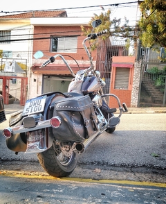 Kit Guidão Seca Sovaco - 14" Pol. Altura - Tubo 1.1/4" Pol. CURVE - CROMADO - Harley Davidson - Heritage (com Acelerador Eletrônico) - Ronco V2