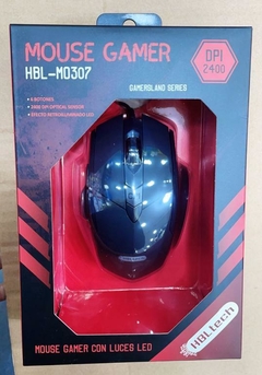 Mouse gamer con luz led HBL