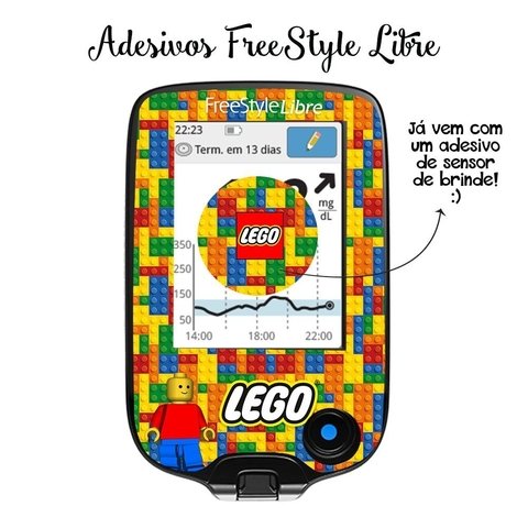 Adesivo Skin FreeStyle Libre | Lego