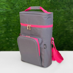 MATERA GRIS LISO FUCSIA