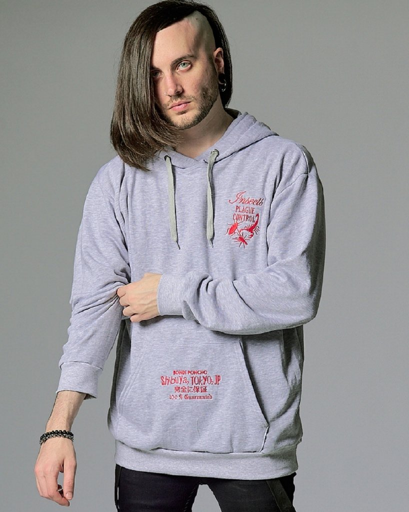 Buzo Hoodie Bordado Plague Control