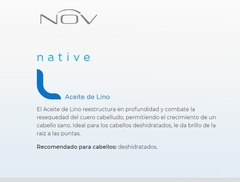 ACONDICIONADOR NOV NATIVE ACEITE DE LINO X 3900ML - comprar online