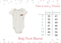 Body Picot Marcel Blanco - De Chulos y Chulas