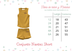 Conjunto Nantes Mostaza - tienda online