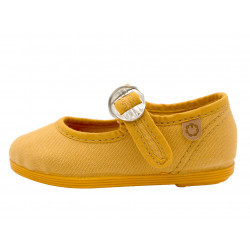 Merceditas de lona rosa viejo - Pattipop kids shoes