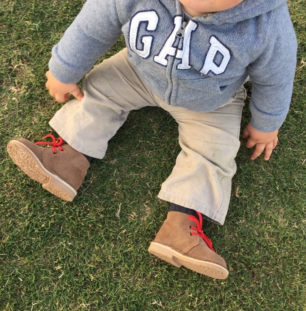 Bototo gamuza beige con cordones - Pattipop kids shoes