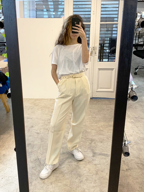 Pantalón Pinzado Liz Crudo 100PRE - Comprar en soifer