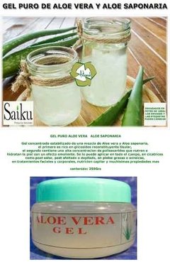 Gel De Aloe Vera Puro 100% 500 Grs - Saiku Natural 