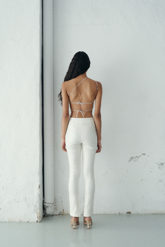 Pantalón Henrri - Blanco engomado - comprar online