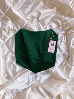 Corset BUNNY ❤ Velvet Verde - las horas ingenuas