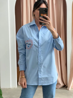 Camisa Infinito celeste - Serendipia