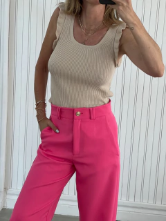 Pantalon Glam rosa chicle - comprar online