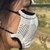 Máscara de proteção feminina 3D AirKnit branca com preto - loja online