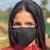 Máscara de proteção feminina 3D AirKnit preta e grafite na internet