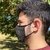Máscara de proteção Masculina 3D Air Knit Preto com Cinza - comprar online