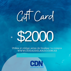 GIFT CARD $2000 - comprar online