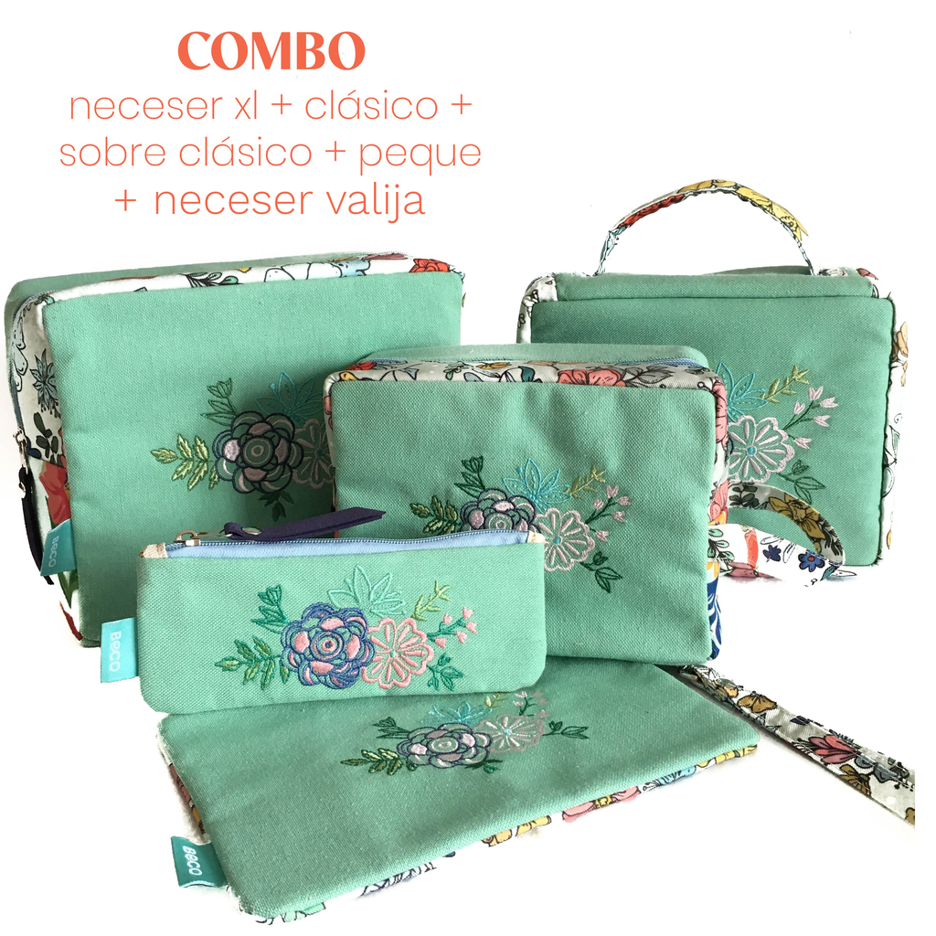 AQUA DRAW -- COMBO FULL - NECESER XL + NECESER CLÁSICO + SOBRE CLÁSICO + SOBRE PEQUE