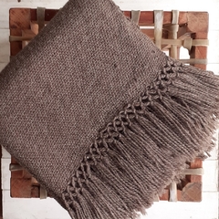 Manta de lana de llama tejida en telar 200x100 cm