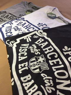 Remera algodon barcelona hombre - comprar online