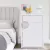Pequeña cómoda minimalista laqueado blanco con 4 cajones | Belgrano Home