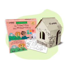 Casitas para pintar , con cuento - comprar online