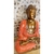 Buda Resina Meditação Vermelho 40cm na internet