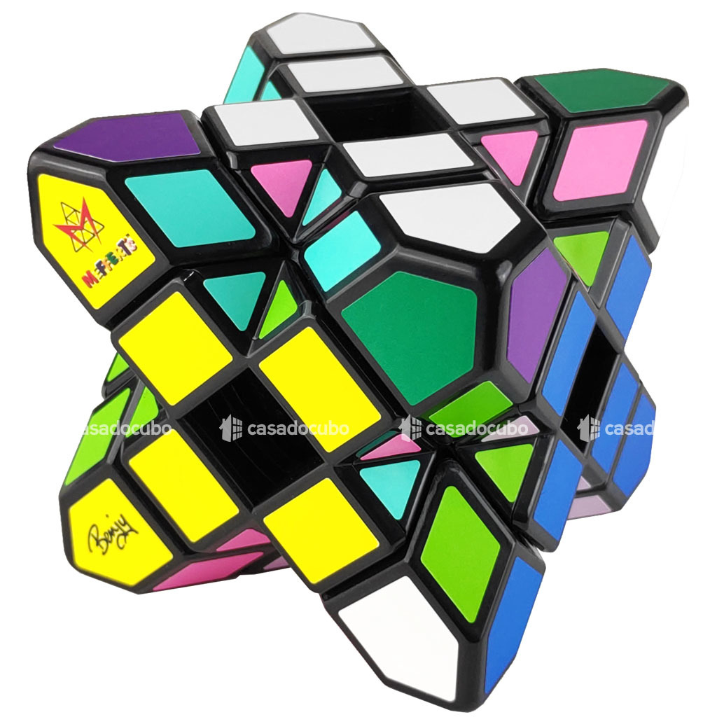 Cubo Mágico YuXin Multi-Skewb - Desafio Duplo 3x3