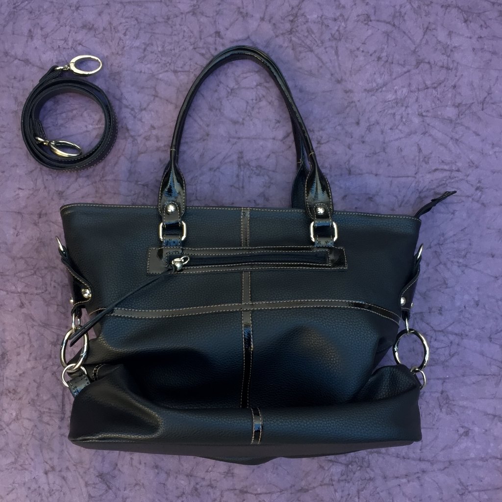 bolso ecocuero cuero simil