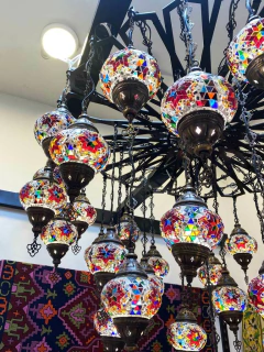 Lámpara turca de techo 37 bombones #2 - Multicolor - comprar online