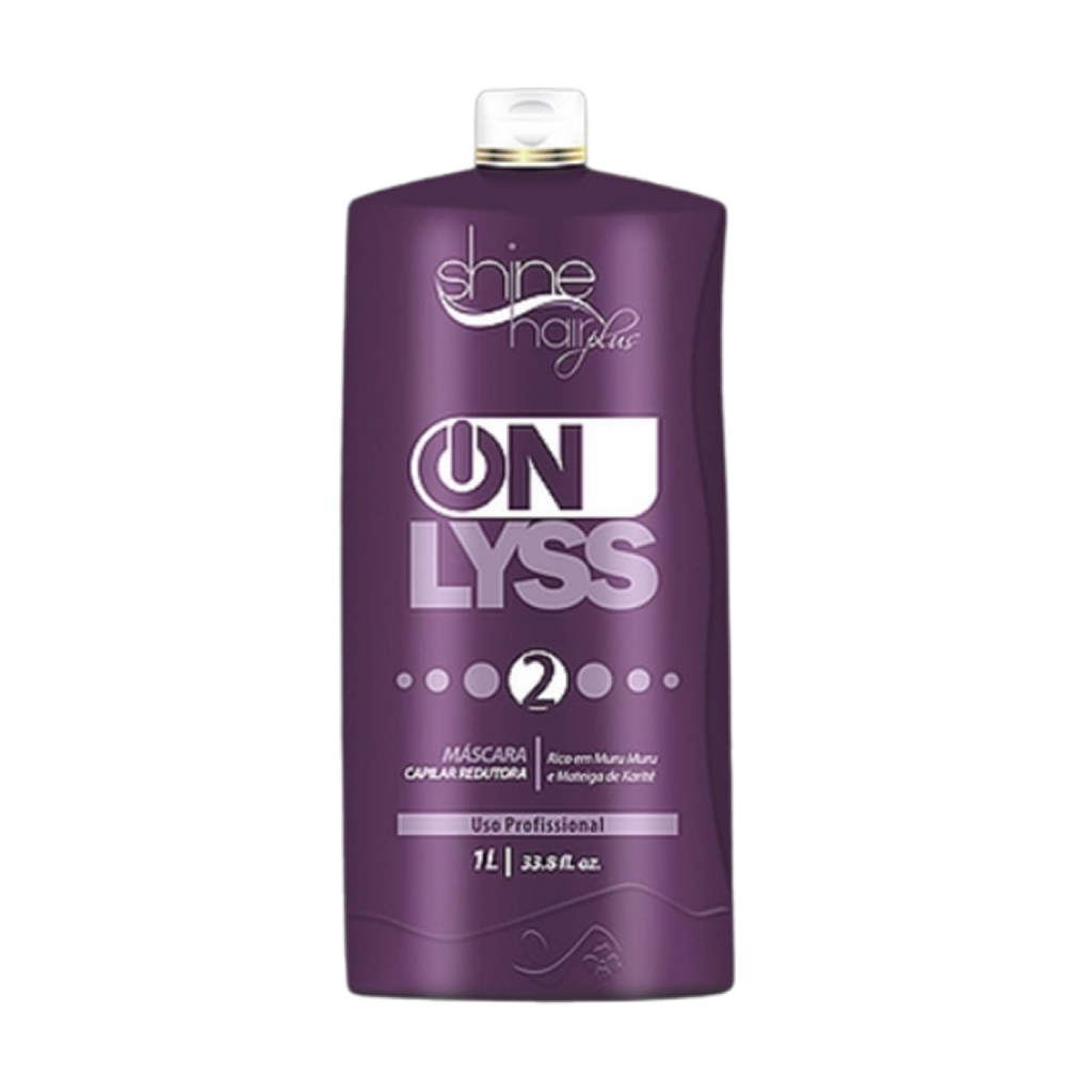 Máscara capilar redutora On lyss 1L Shine hair plus