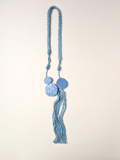 Collar Coralia Porcelana Azul - comprar online
