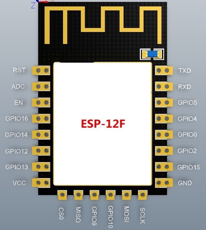 Módulo Wireless Esp-12f Esp12f Esp8266 Iot Arduino