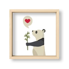 Cuadro Heart panda - El Nido - Tienda de Objetos