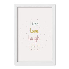 Cuadro Live love laugh - comprar online