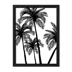 Cuadro Palmeras in black en internet