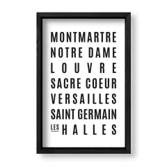 Imagen de Cuadro Paris Places