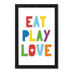 Cuadro Eat play love en internet