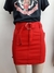 Pollera con cinto de gabardina color rojo en San Miguel Ropa de Mujer
