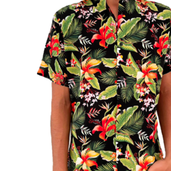 Camisa Hawaiana Celeste en internet