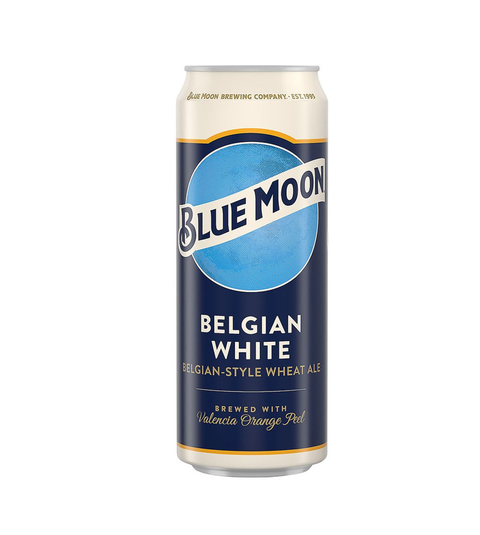 C. BLUE MOON BELGIAN WHITE LATA X 473 CC