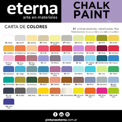 Pintura Chalk Paint Eterna 200 ml pack. x5 - comprar online
