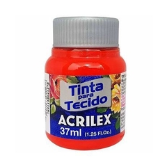 TINTA PARA TECIDO ACRILEX VERMELHO FOGO