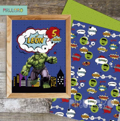 Kit Imprimible Increible Hulk - Super Heroes Avengers - tienda online