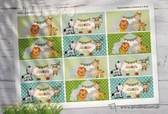Kit imprimible Animales De La Selva - tienda online