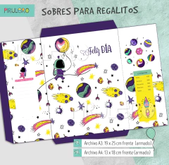 Sobres para regalo mod. Espacial 1 en internet