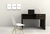 ESCRITORIO TABLES 1.36MT 3025WH WENGUE/HABANO