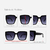 Óculos de Sol Donnie Preto Degradê - Pimenta Rosa | Óculos de sol e Armações