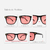 Óculos de Sol Montreal Vermelho - Pimenta Rosa | Óculos de sol e Armações